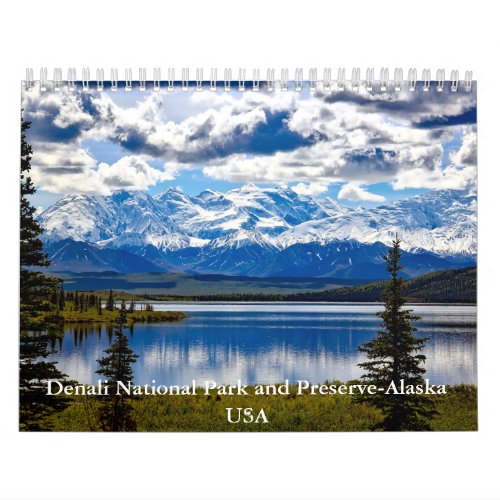 Denali National Park and Preserve_Alaska  Calendar