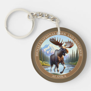 Denali National Park and Preserve Alaska Keychain