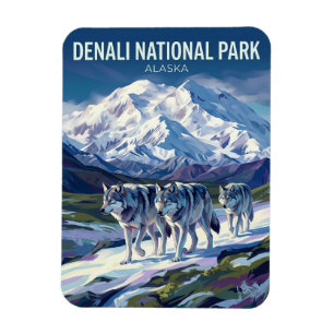 Denali National Park and Preserve Alaska Magnet