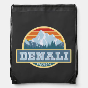 Denali National Park and Preserve Drawstring Bag