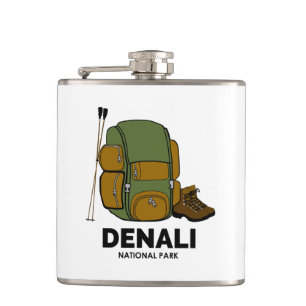 Denali National Park Backpack Flask