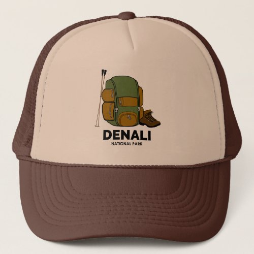 Denali National Park Backpack Trucker Hat