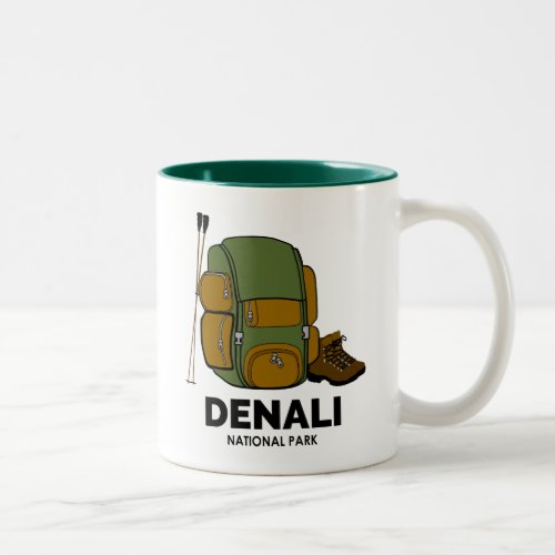 Denali National Park Backpack Two_Tone Coffee Mug