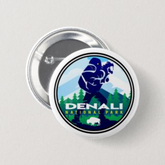 Denali – National Park Button