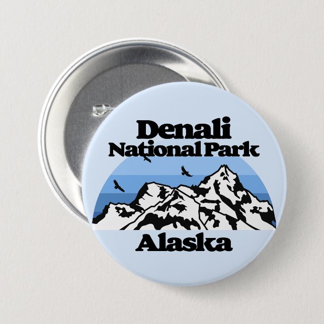 Denali National Park Button (Front & Back)