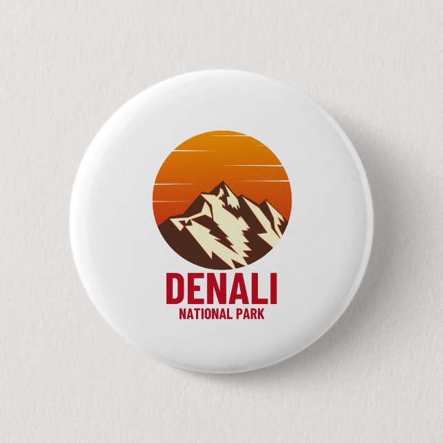 DENALI NATIONAL PARK BUTTON (Front)