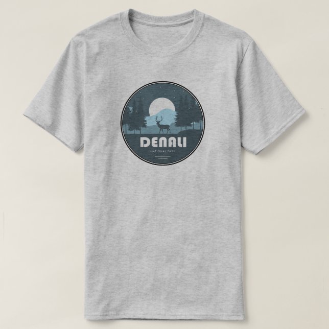 Denali National Park Deer T-Shirt (Design Front)