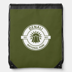 Denali National Park Drawstring Bag