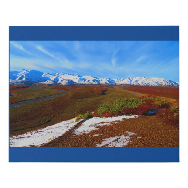 Denali National Park Faux Canvas Print (Front)