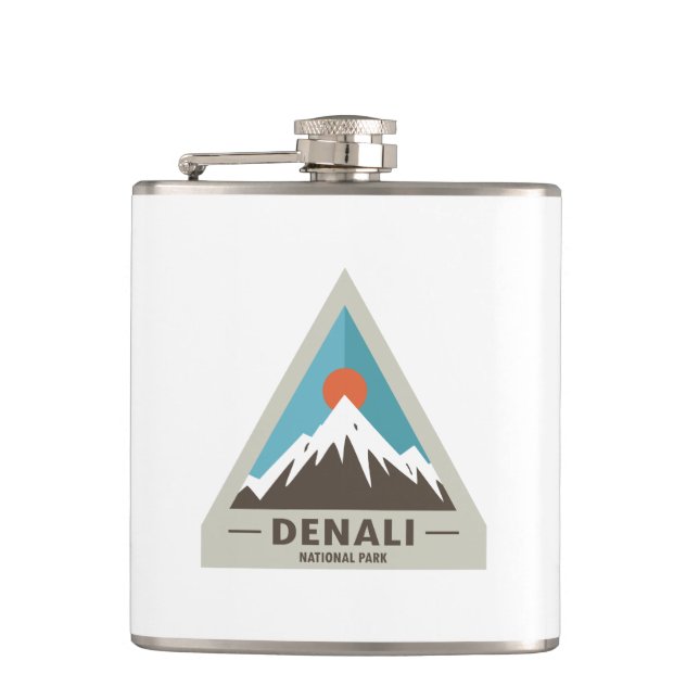 Denali National Park Flask (Front)
