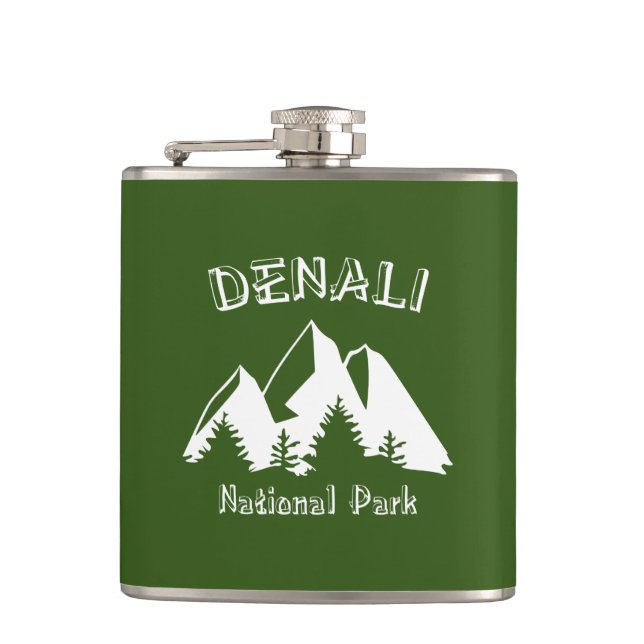 Denali National Park Flask (Front)