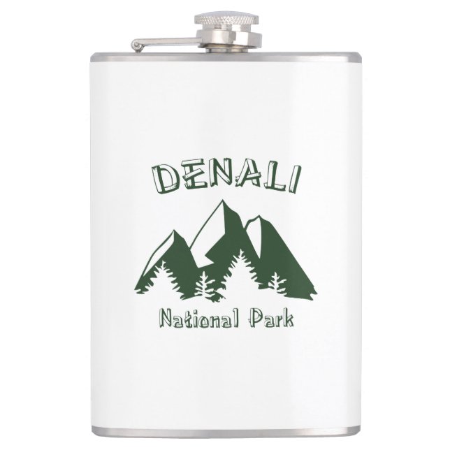 Denali National Park Flask (Front)