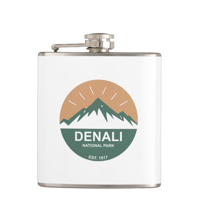 Denali National Park Flask (Front)