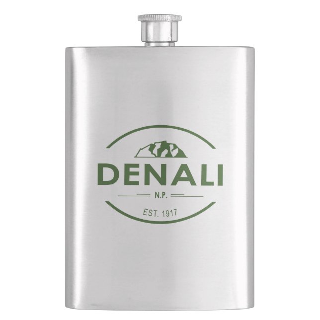 Denali National Park Flask (Front)