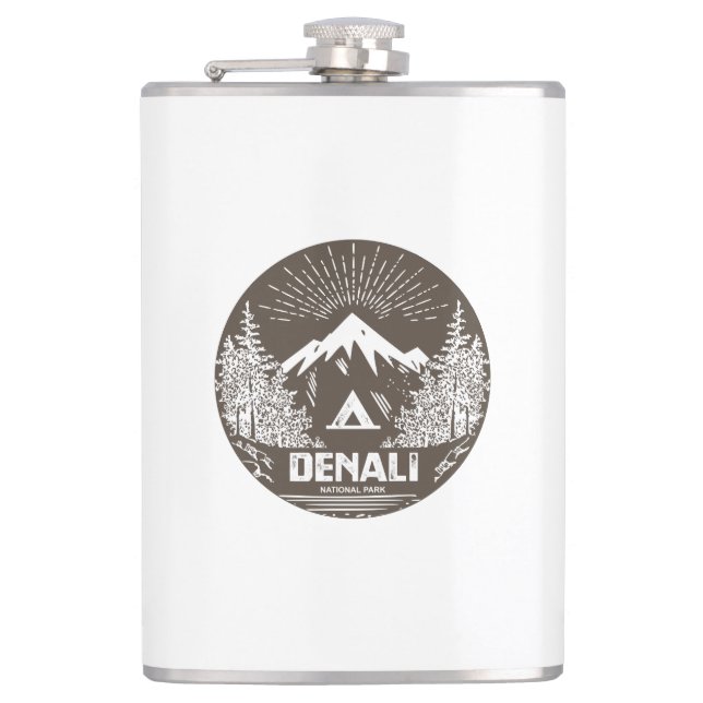 Denali National Park Flask (Front)