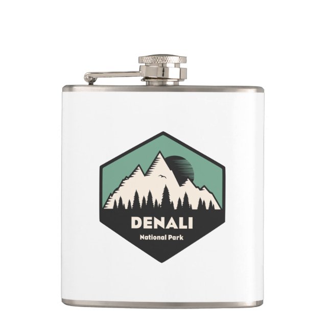 Denali National Park Flask (Front)