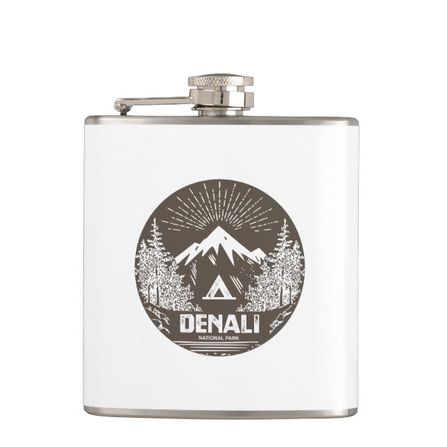 Denali National Park Flask (Front)
