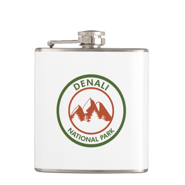 Denali National Park Flask (Front)