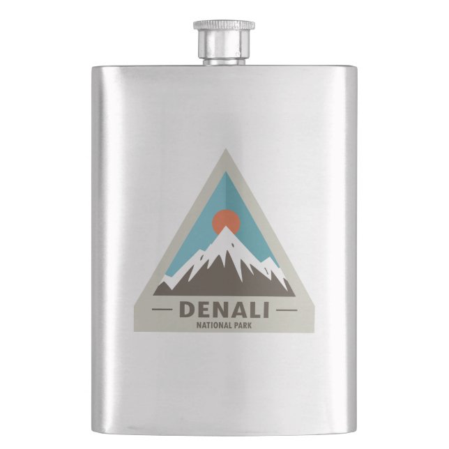Denali National Park Flask (Front)