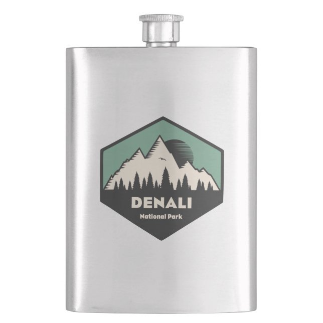Denali National Park Flask (Front)