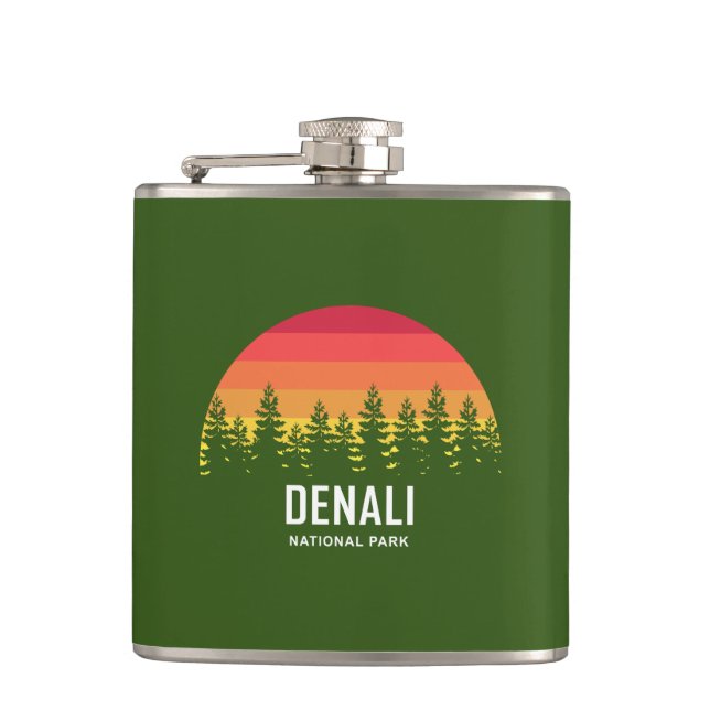 Denali National Park Flask (Front)
