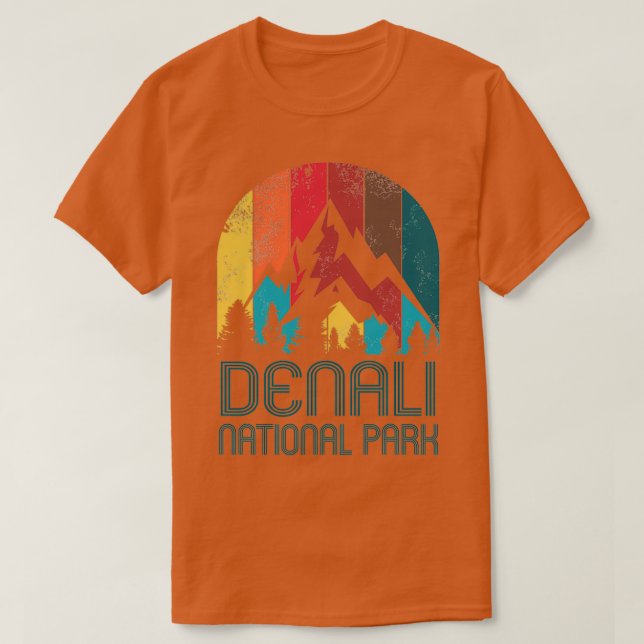 Denali National Park Gift or Souvenir T-Shirt (Design Front)