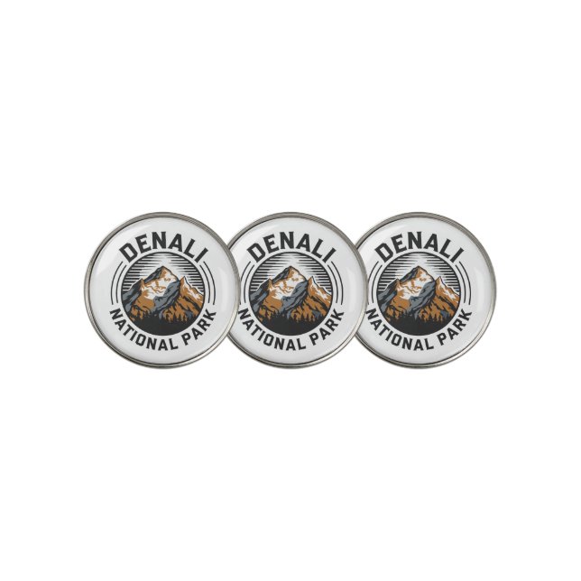 Denali National Park Golf Ball Marker (3 Up)