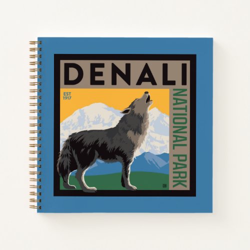Denali National Park  Howling Wolf Notebook