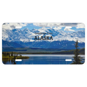 Denali National Park License Plate