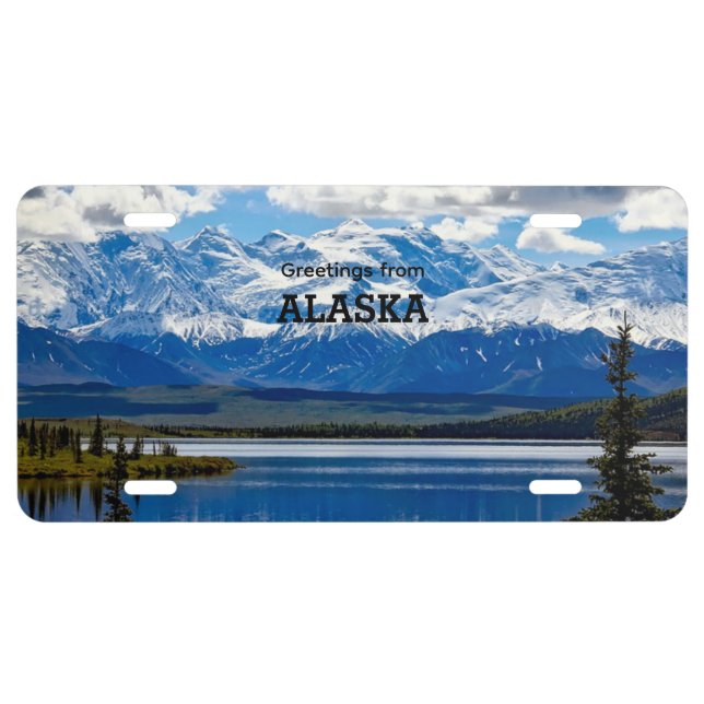 Denali National Park License Plate (Front)