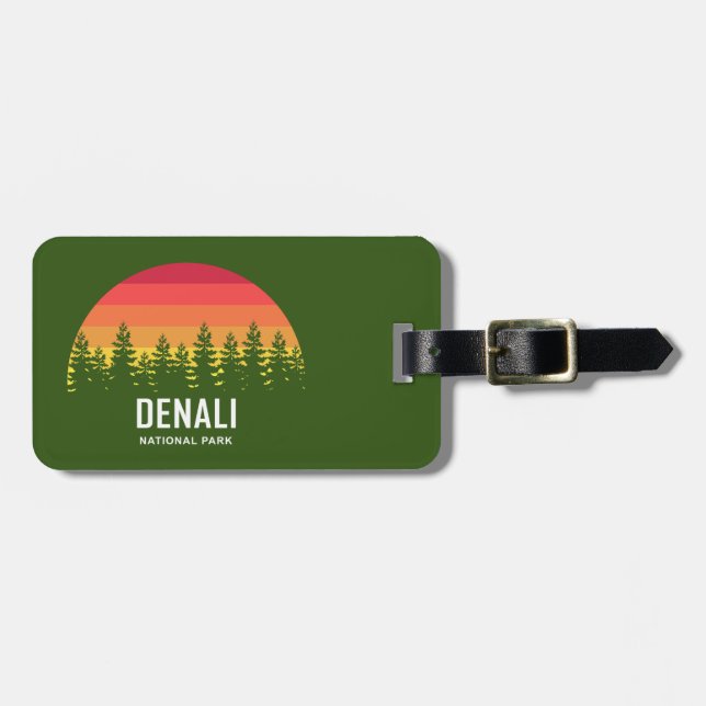 Denali National Park Luggage Tag (Front Horizontal)
