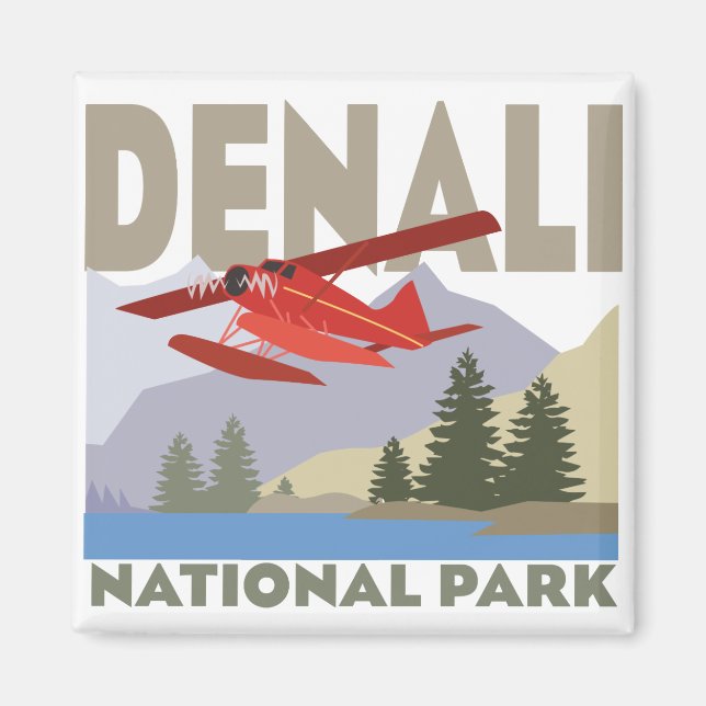 Denali National Park Magnet (Front)