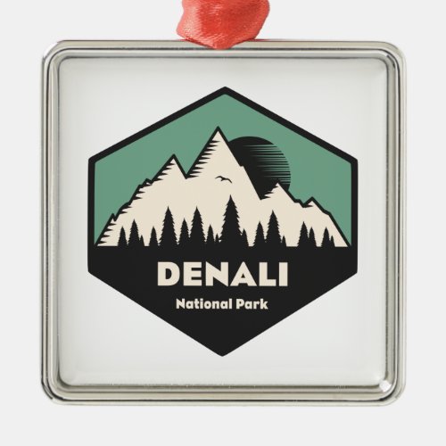 Denali National Park Metal Ornament