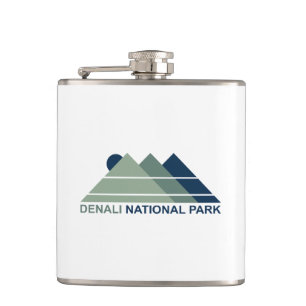 Denali National Park Mountain Sun Flask