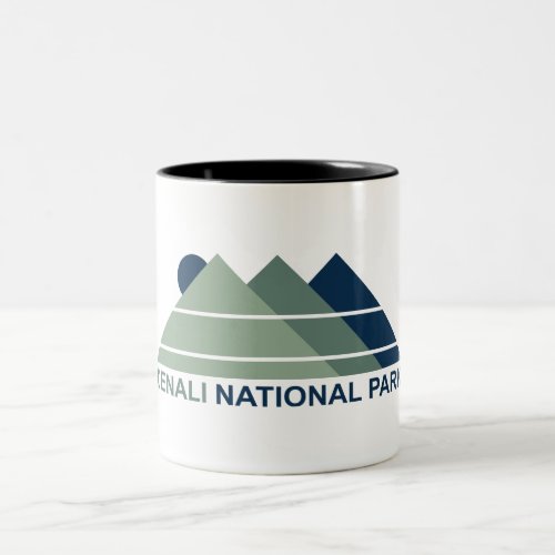 Denali National Park Mountain Sun Two_Tone Coffee Mug