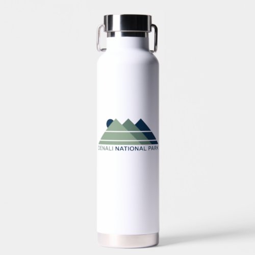 Denali National Park Mountain Sun Water Bottle