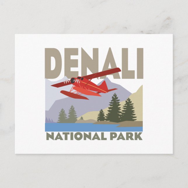 Denali National Park Postcard (Front)