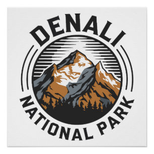Denali National Park Poster
