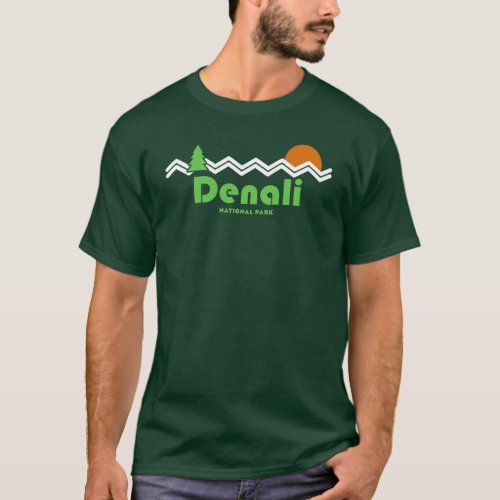 Denali National Park Retro T_Shirt