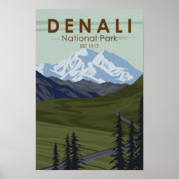 Denali National Park Road to Denali  Poster