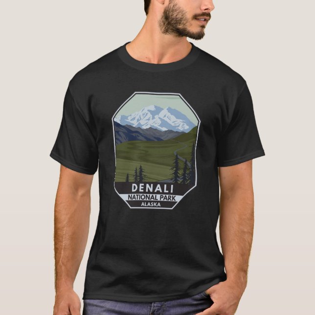 Denali National Park Road to Denali T-Shirt (Front)