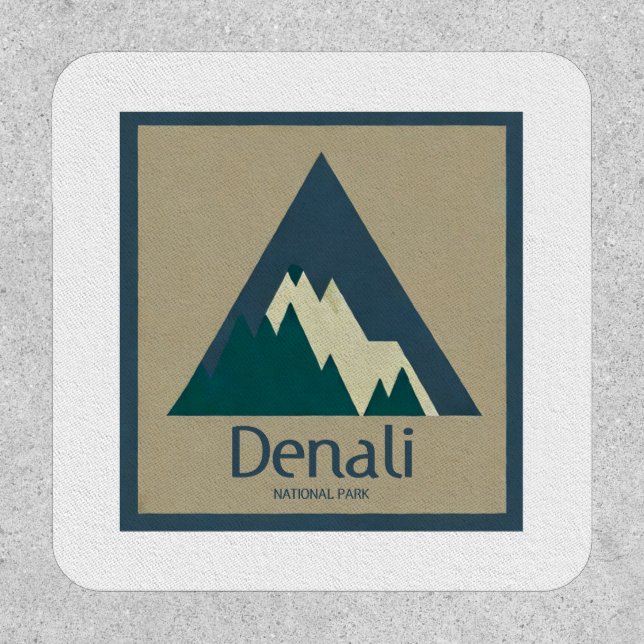 Denali National Park Rustic Patch (Front)