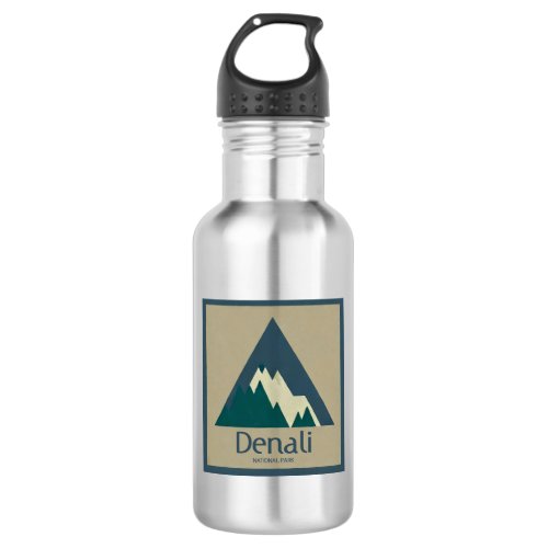 Denali National Park Rustic Stainless Steel Water Bottle
