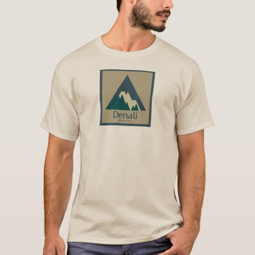 Denali National Park Rustic T_Shirt