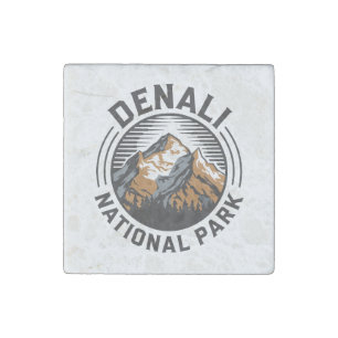 Denali National Park Stone Magnet