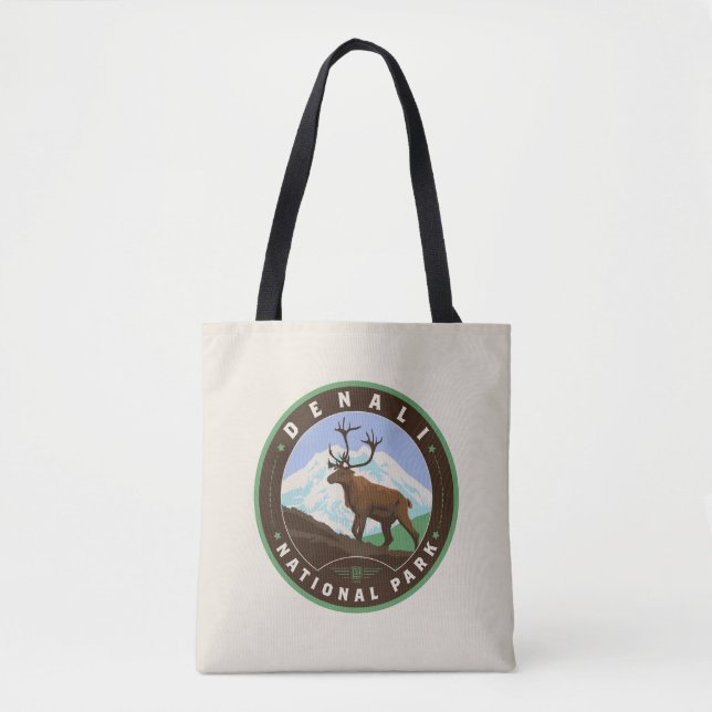 Denali National Park Tote Bag (Front)