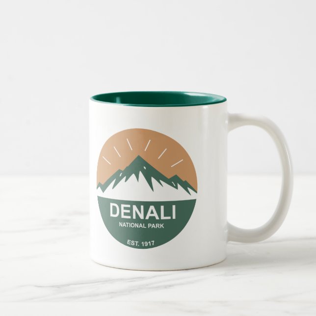 Denali National Park Two-Tone Coffee Mug (Right)