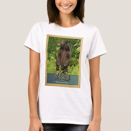 Denali National Park Vintage Bear T-Shirt