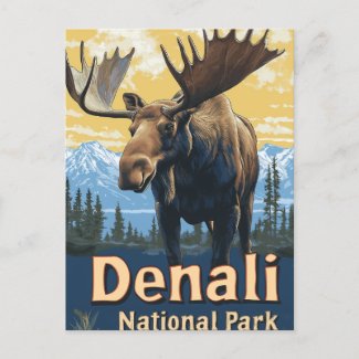 Denali National Park Vintage Travel