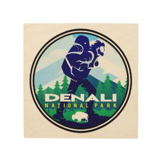 Denali – National Park Wood Print